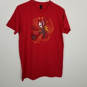 Men's Tultex Red Proto Man T-Shirt Size M